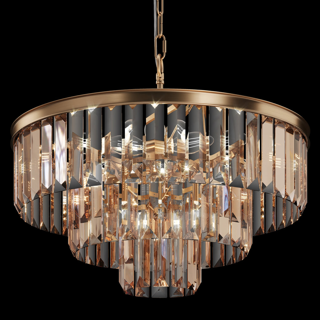 Lampa wisząca Maytoni Revero IP20 7xE14 MOD085PL-07G | Złoto
