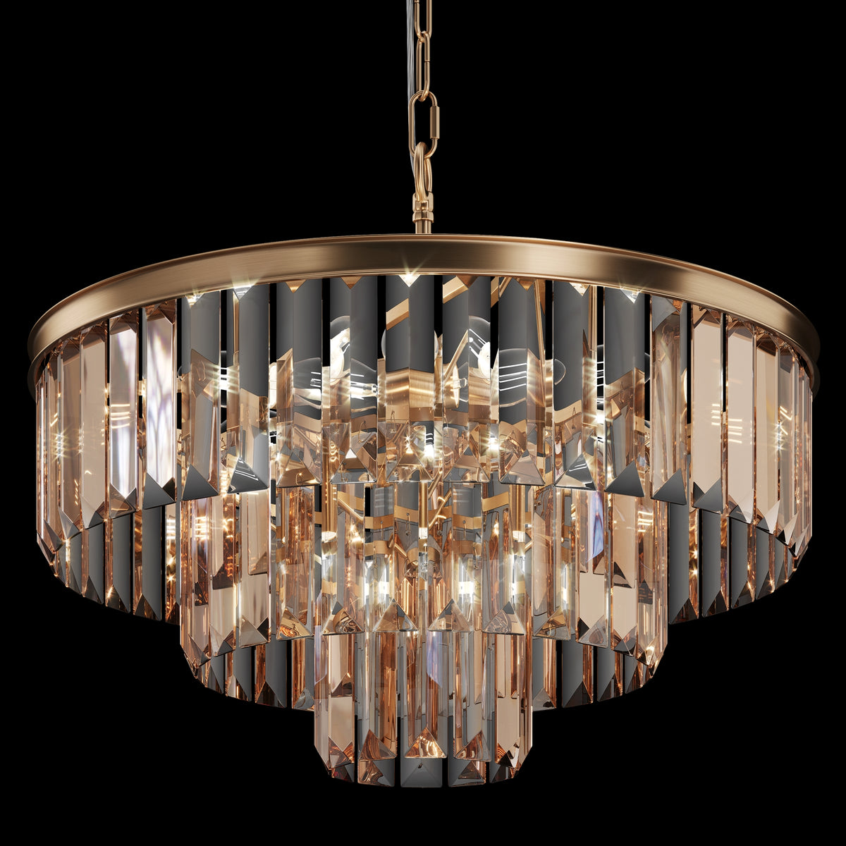 Lampa wisząca Maytoni Revero IP20 7xE14 MOD085PL-07G | Złoto