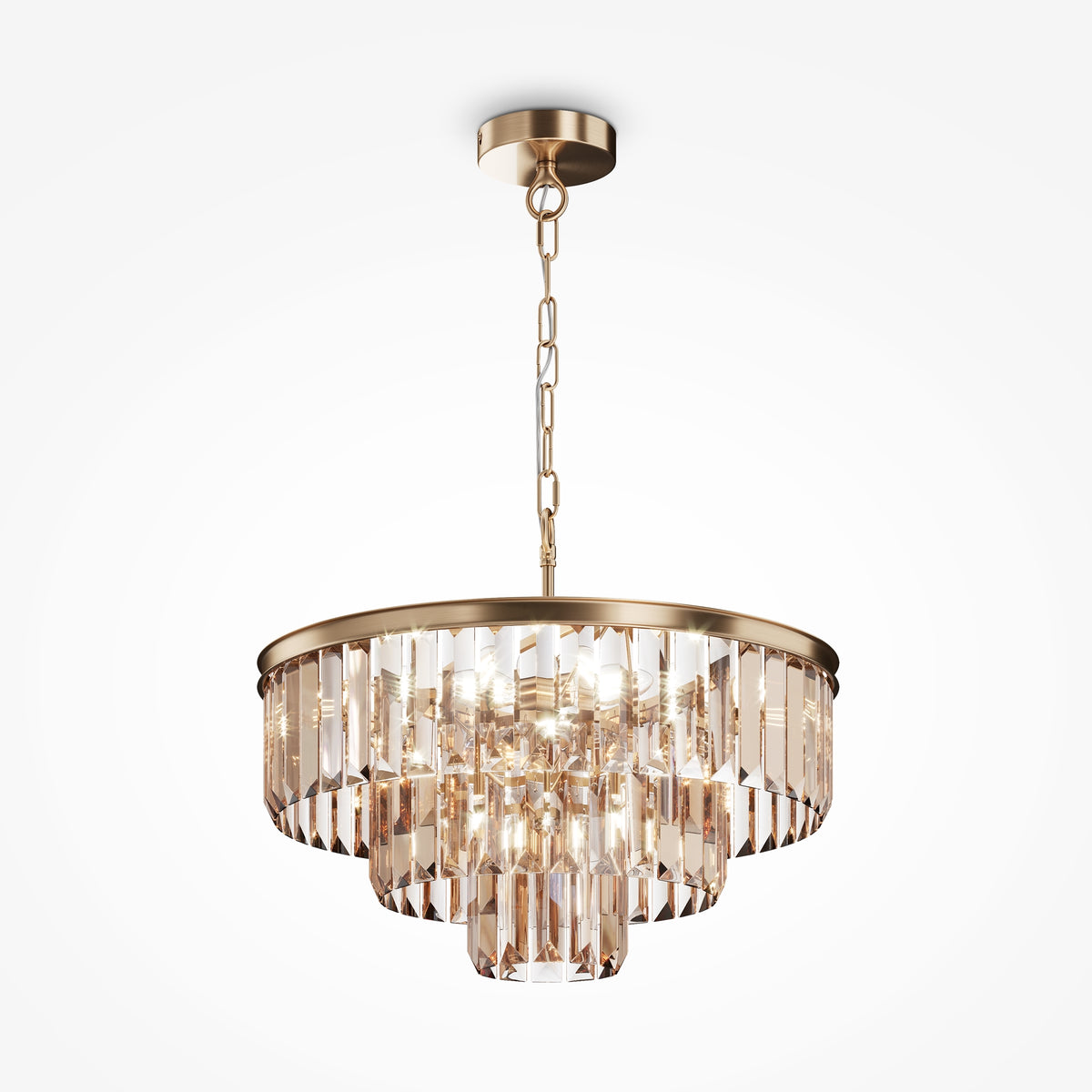 Lampa wisząca Maytoni Revero IP20 7xE14 MOD085PL-07G | Złoto