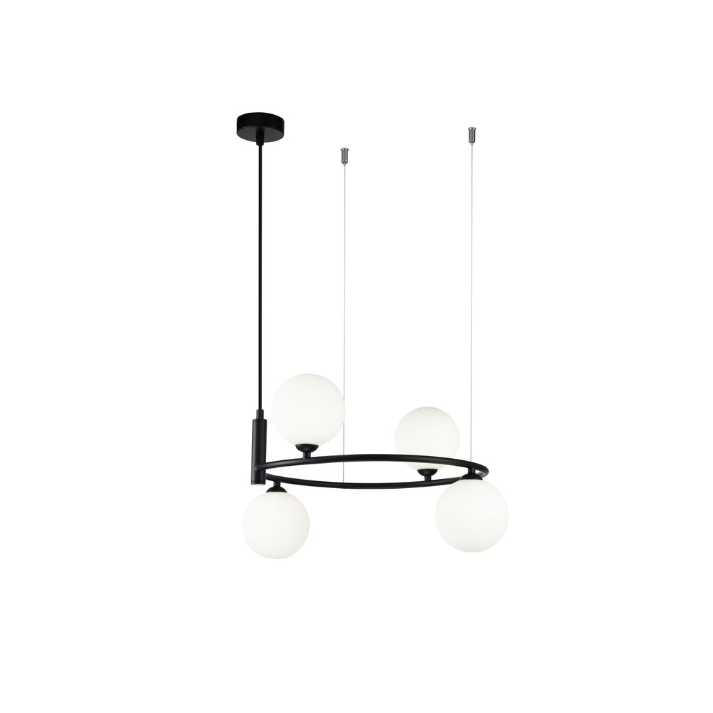 Lampa wisząca Maytoni Ring IP20 4xG9 MOD013PL-04B | Czarny
