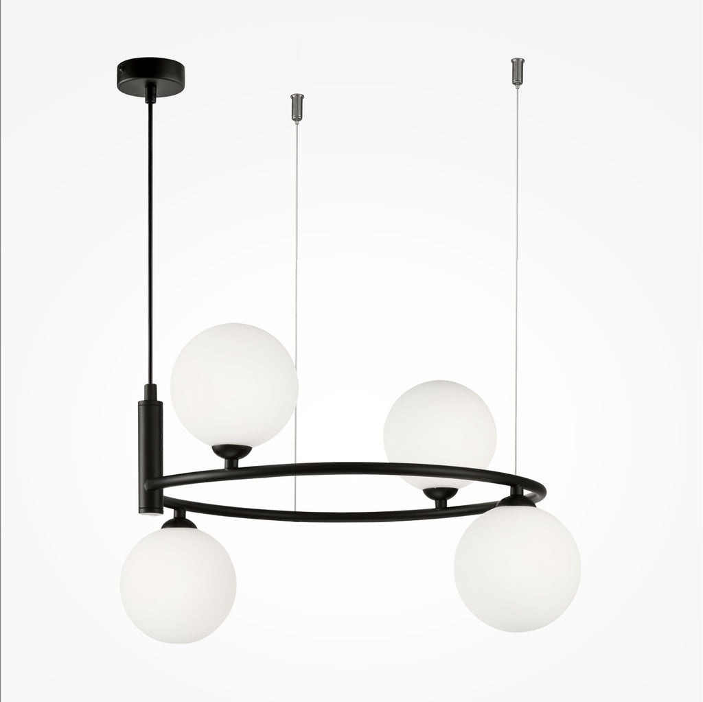Lampa wisząca Maytoni Ring IP20 4xG9 MOD013PL-04B | Czarny