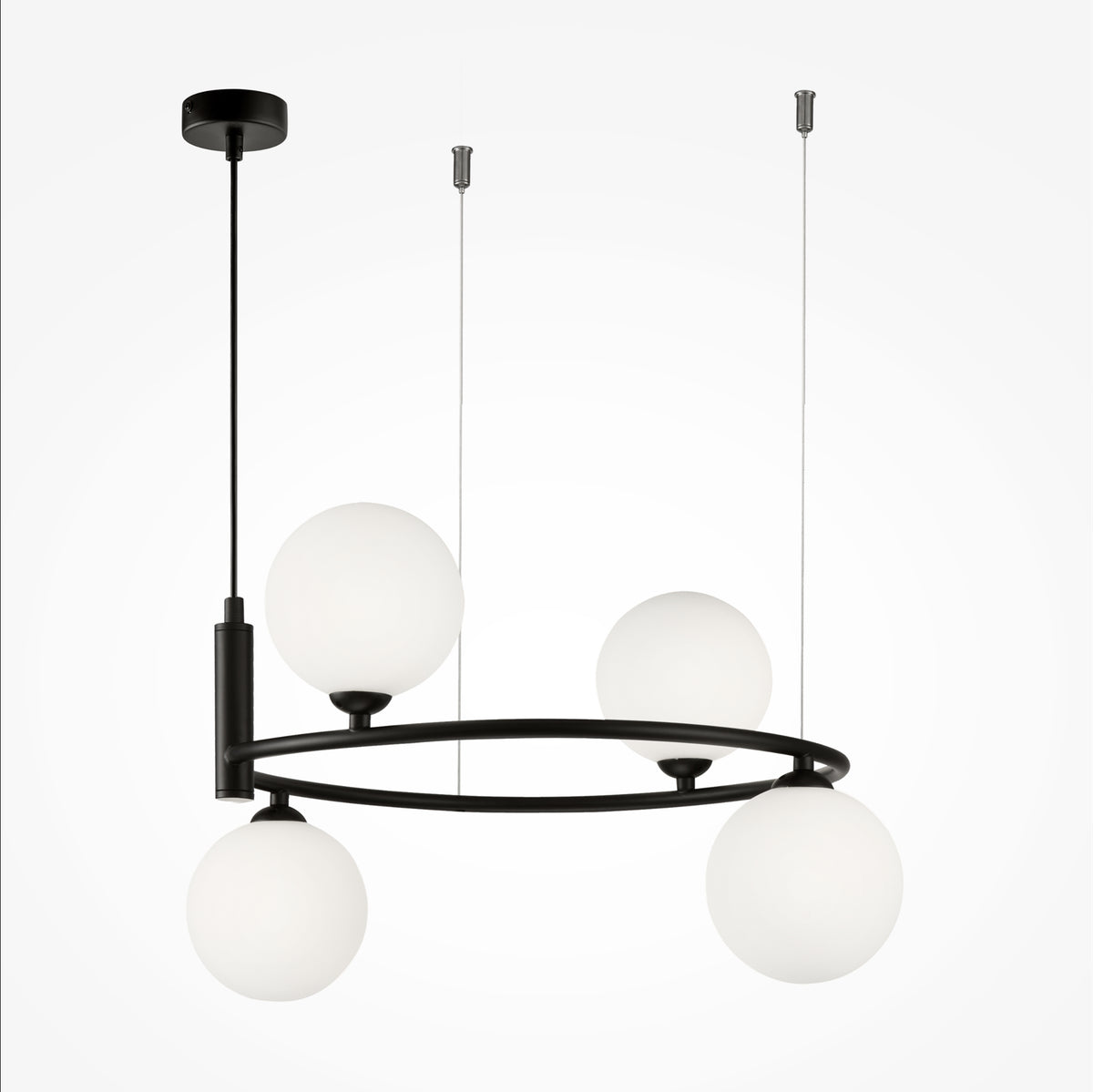 Lampa wisząca Maytoni Ring IP20 4xG9 MOD013PL-04B | Czarny