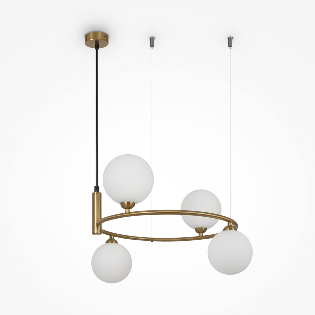 Lampa wisząca Maytoni Ring IP20 4xG9 MOD013PL-04BS1 | Mosiądz