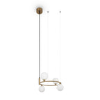 Lampa wisząca Maytoni Ring IP20 4xG9 MOD013PL-04BS1 | Mosiądz