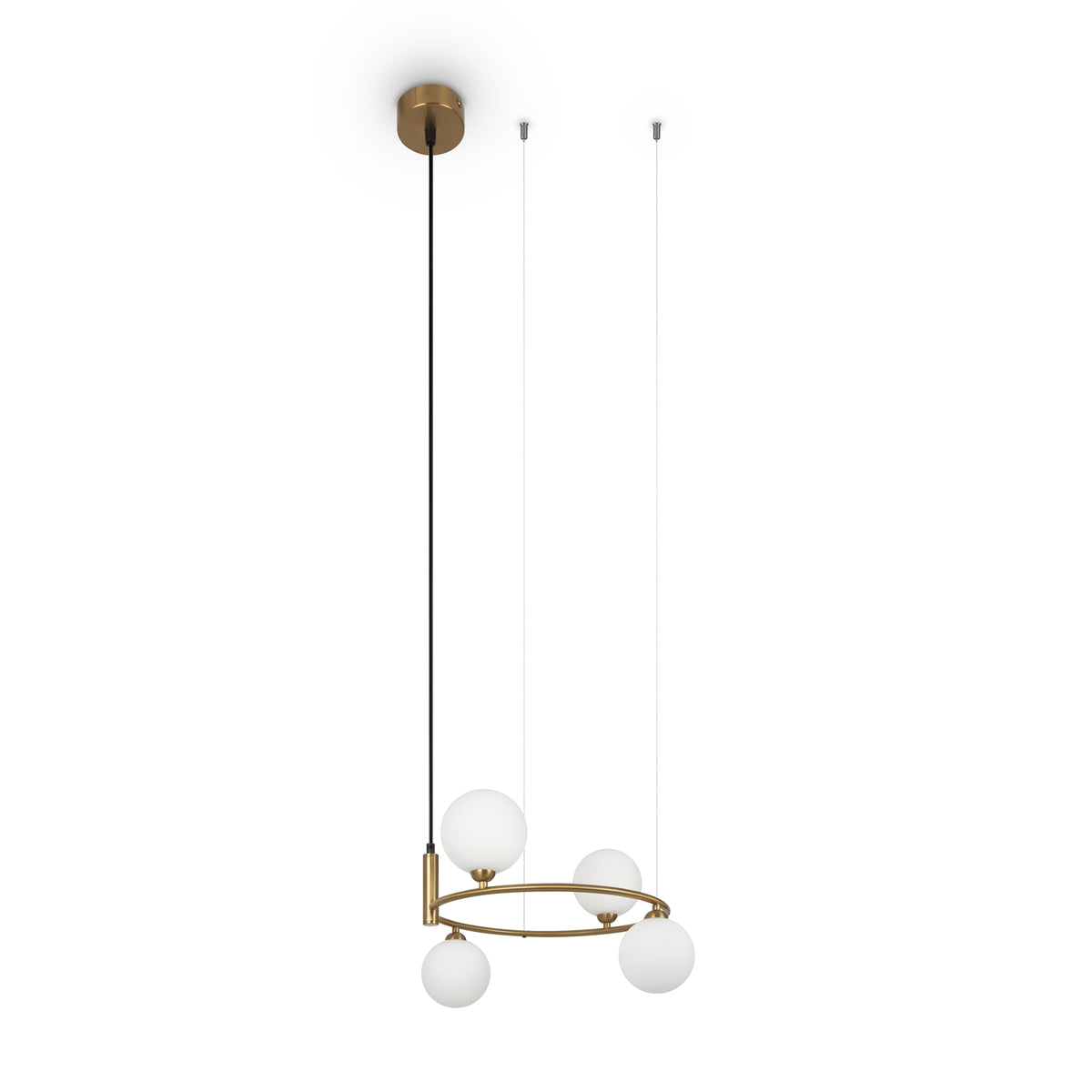 Lampa wisząca Maytoni Ring IP20 4xG9 MOD013PL-04BS1 | Mosiądz