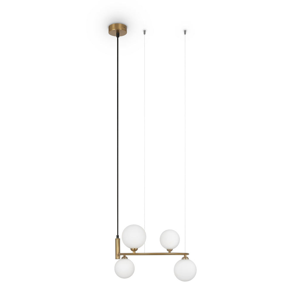 Lampa wisząca Maytoni Ring IP20 4xG9 MOD013PL-04BS1 | Mosiądz