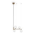 Lampa wisząca Maytoni Ring IP20 4xG9 MOD013PL-04BS1 | Mosiądz