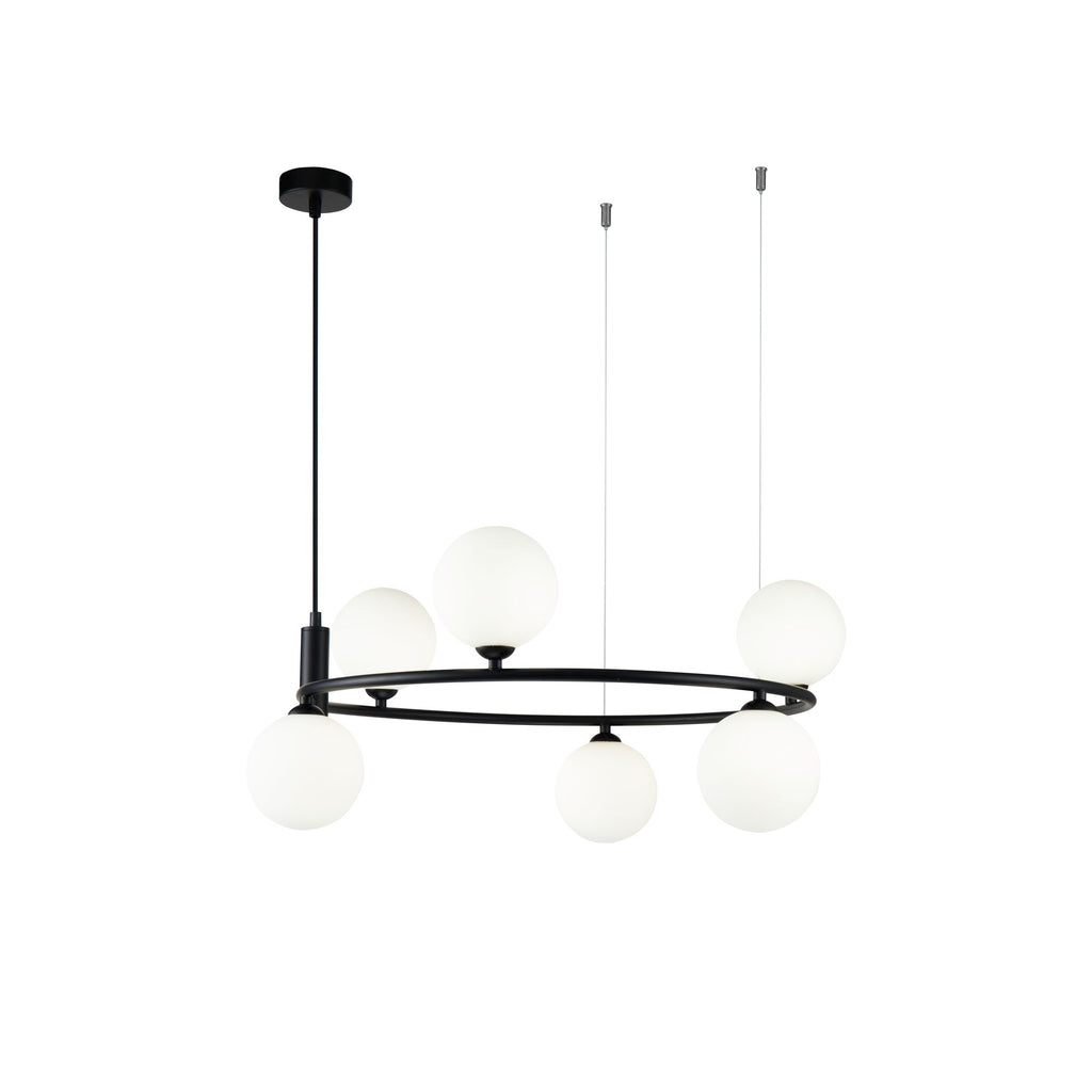 Lampa wisząca Maytoni Ring IP20 6xG9 MOD013PL-06B | Czarny