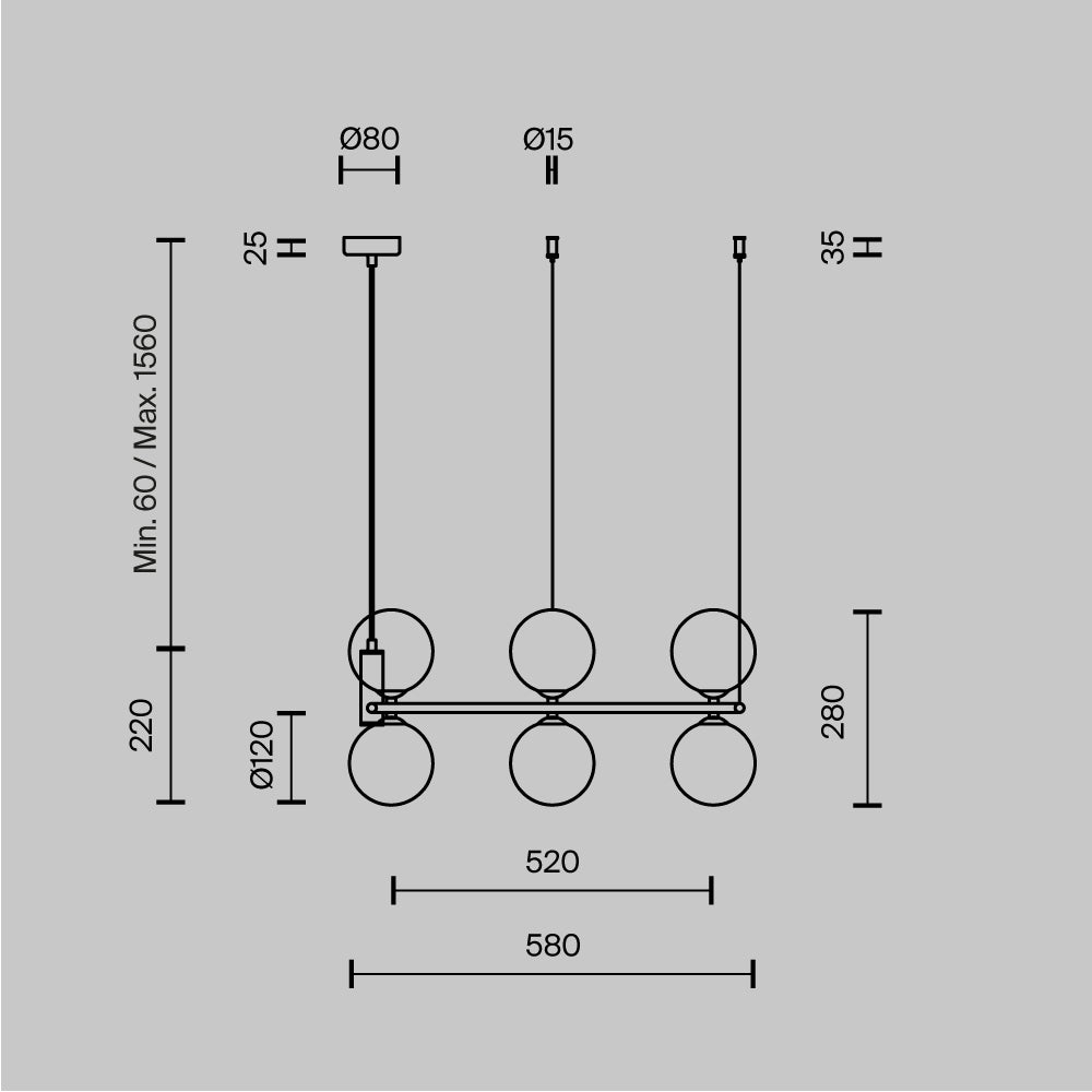Lampa wisząca Maytoni Ring IP20 6xG9 MOD013PL-06W | Biały
