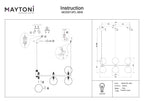 Lampa wisząca Maytoni Ring IP20 6xG9 MOD013PL-06W | Biały