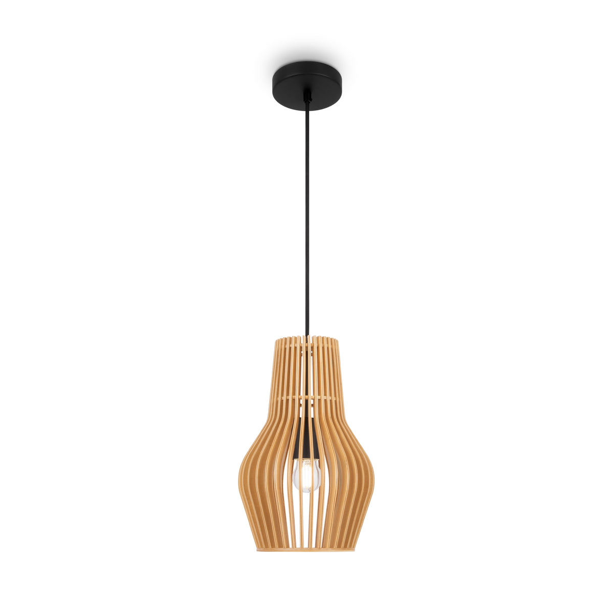 Lampa wisząca Maytoni Roots IP20 1xE27 MOD191PL-01W1 | Czarny