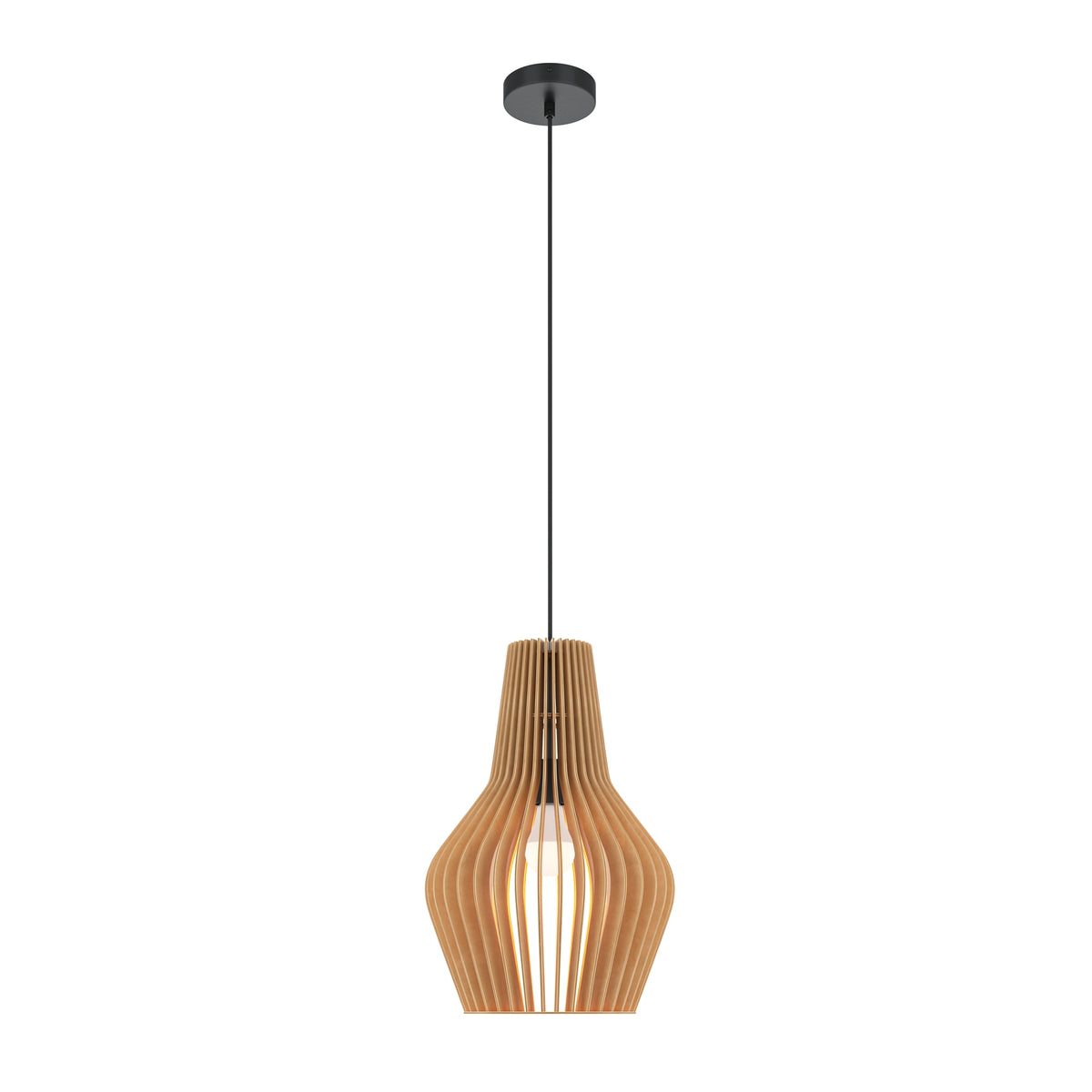 Lampa wisząca Maytoni Roots IP20 1xE27 MOD191PL-01W1 | Czarny