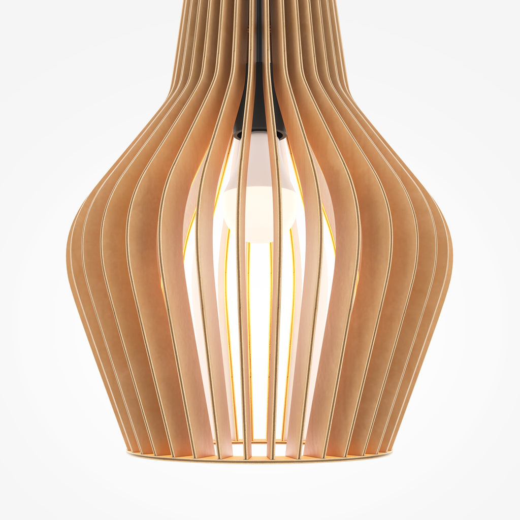 Lampa wisząca Maytoni Roots IP20 1xE27 MOD191PL-01W1 | Czarny