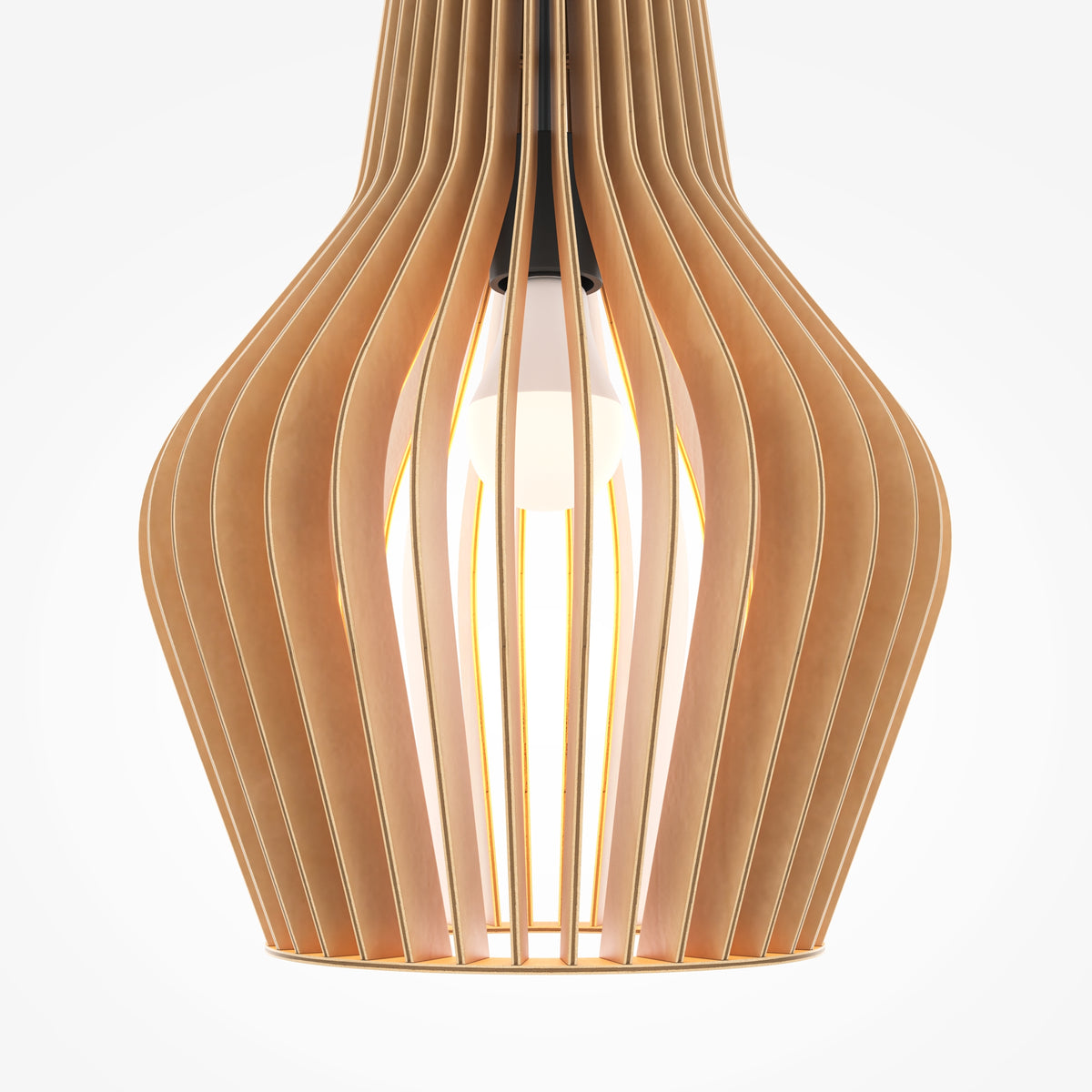 Lampa wisząca Maytoni Roots IP20 1xE27 MOD191PL-01W1 | Czarny