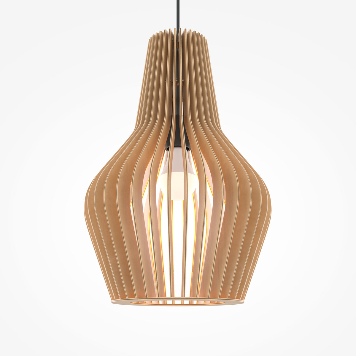 Lampa wisząca Maytoni Roots IP20 1xE27 MOD191PL-01W1 | Czarny