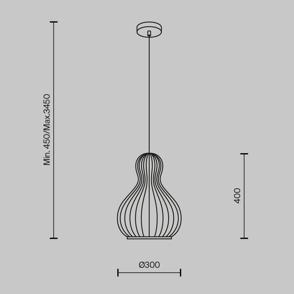 Lampa wisząca Maytoni Roots IP20 1xE27 MOD192PL-01W1 | Czarny