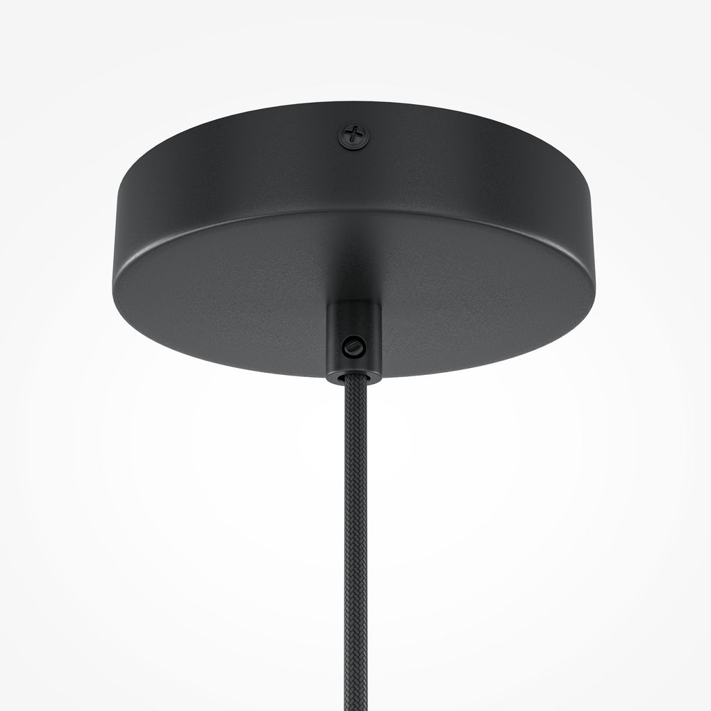 Lampa wisząca Maytoni Roots IP20 1xE27 MOD193PL-01W1 | Czarny