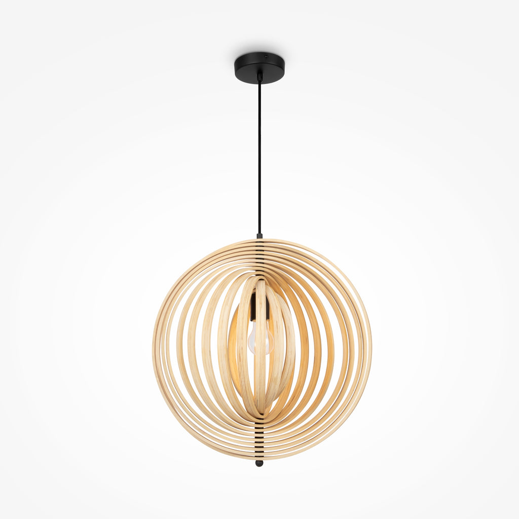Lampa wisząca Maytoni Roots IP20 1xE27 MOD197PL-01W1 | Czarny