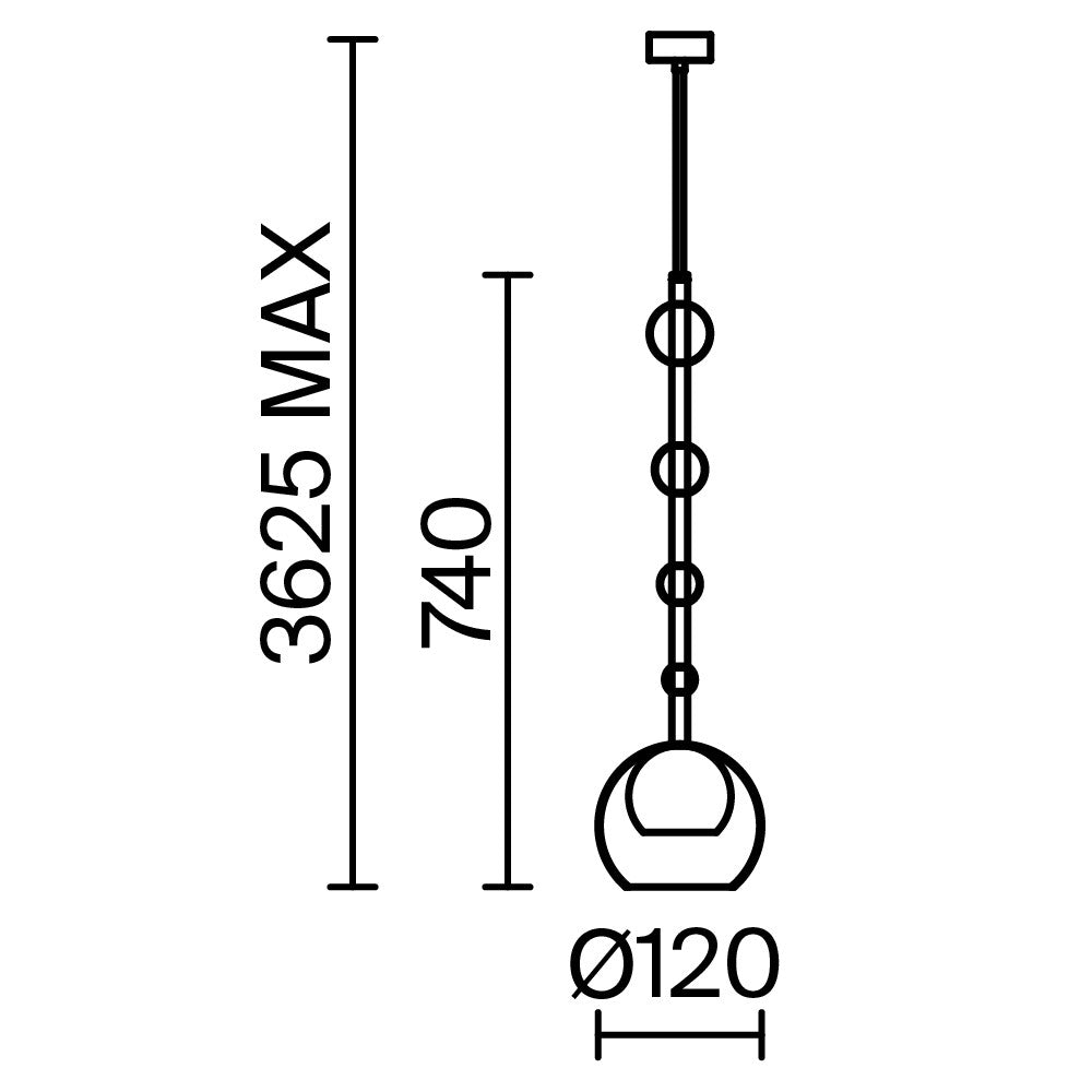 Lampa wisząca Maytoni Ros IP20 1xGU10 MOD227PL-01B1 | Czarny
