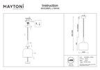 Lampa wisząca Maytoni Spirito IP20 x MOD286PL-L18W3K | Biały