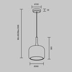 Lampa wisząca Maytoni Spirito IP20 x MOD286PL-L18W3K | Biały