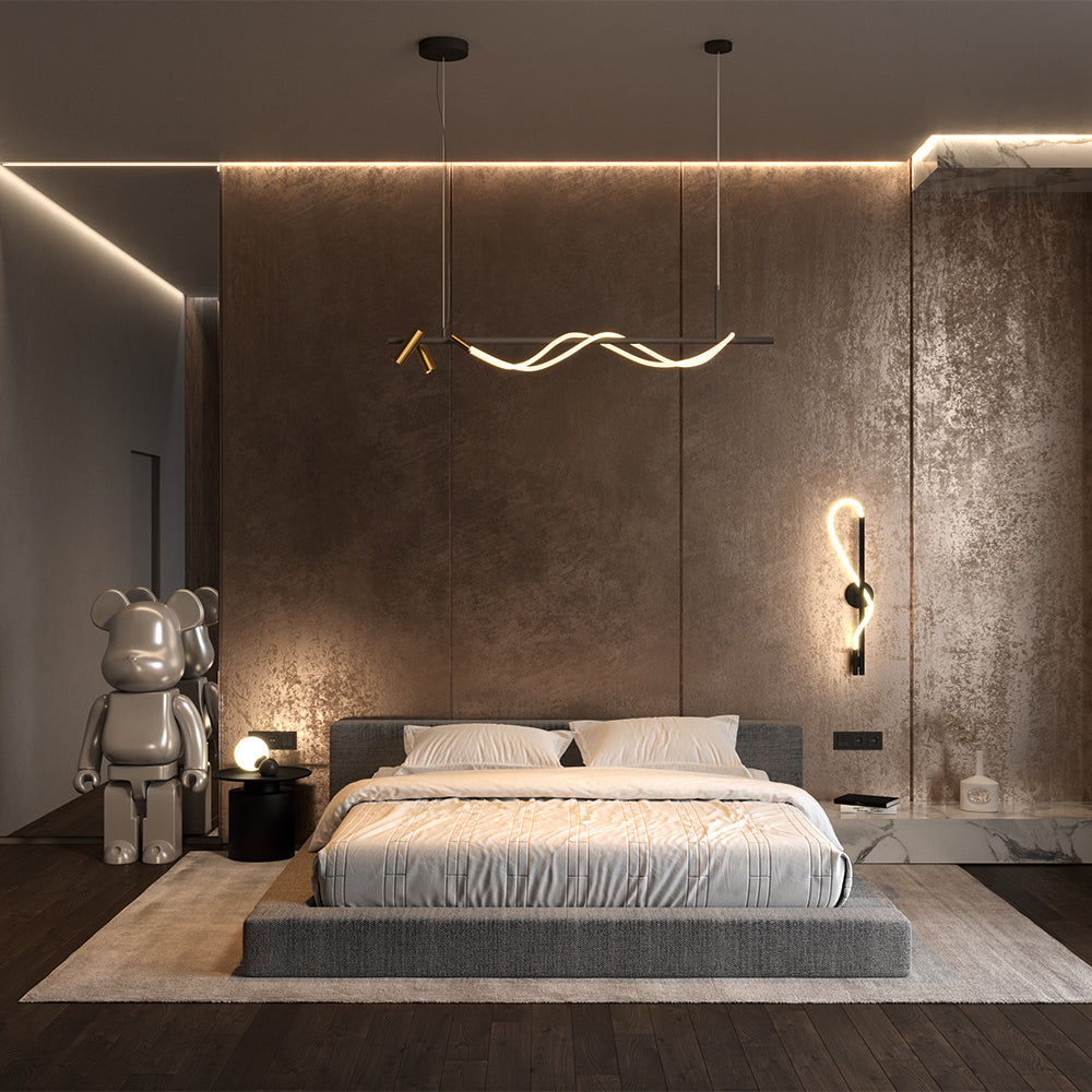 Lampa wisząca Maytoni Tau IP20 x MOD166PL-L30GB3K | Czarno-złoty