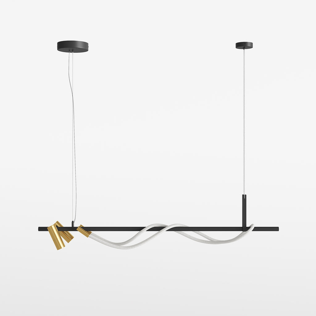 Lampa wisząca Maytoni Tau IP20 x MOD166PL-L30GB3K | Czarno-złoty
