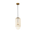 Lampa wisząca Maytoni Telford IP20 1xE27 P362PL-01G | Złoto