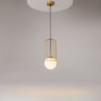 Lampa wisząca Maytoni Telford IP20 1xE27 P362PL-01G | Złoto