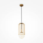 Lampa wisząca Maytoni Telford IP20 1xE27 P362PL-01G | Złoto