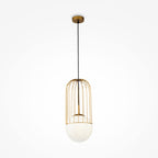 Lampa wisząca Maytoni Telford IP20 1xE27 P363PL-01G | Złoto