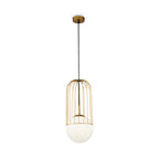 Lampa wisząca Maytoni Telford IP20 1xE27 P363PL-01G | Złoto