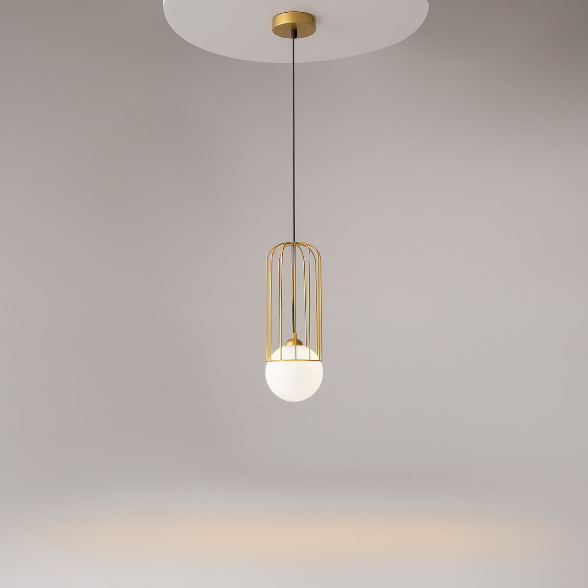 Lampa wisząca Maytoni Telford IP20 1xG9 P361PL-01G | Złoto