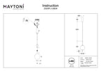 Lampa wisząca Maytoni The Sixth Sense IP20 x Z020PL-L6B3K | Czarny