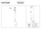Lampa wisząca Maytoni The Sixth Sense IP20 x Z020PL-L6BS3K | Mosiądz