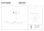 Lampa wisząca Maytoni Ventura IP20 12xG9 MOD012CL-12G | Złoto