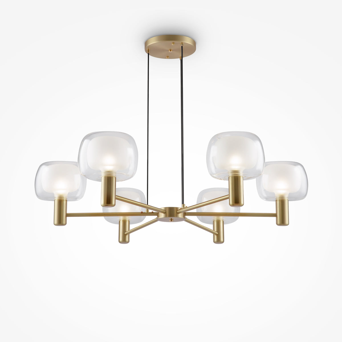 Lampa wisząca Maytoni Vision IP20 6xE14 MOD411PL-06G | Złoto