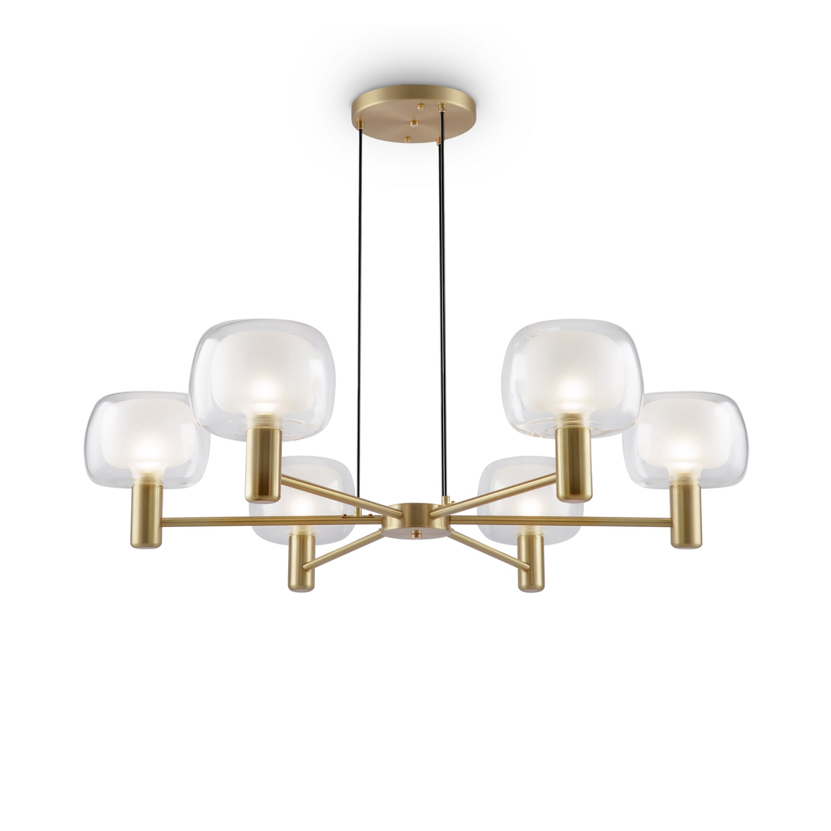 Lampa wisząca Maytoni Vision IP20 6xE14 MOD411PL-06G | Złoto