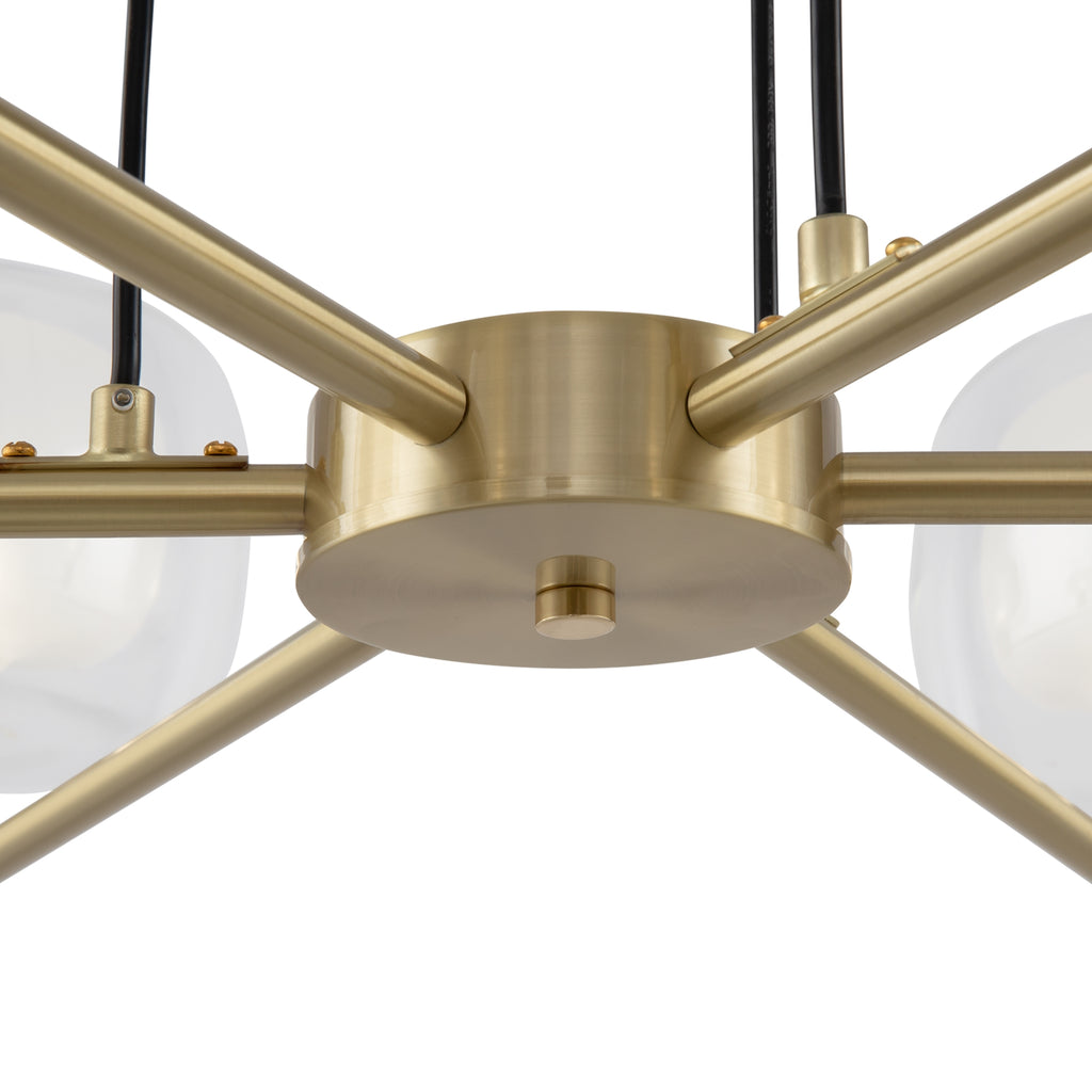 Lampa wisząca Maytoni Vision IP20 6xE14 MOD411PL-06G | Złoto