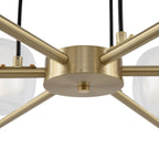 Lampa wisząca Maytoni Vision IP20 6xE14 MOD411PL-06G | Złoto