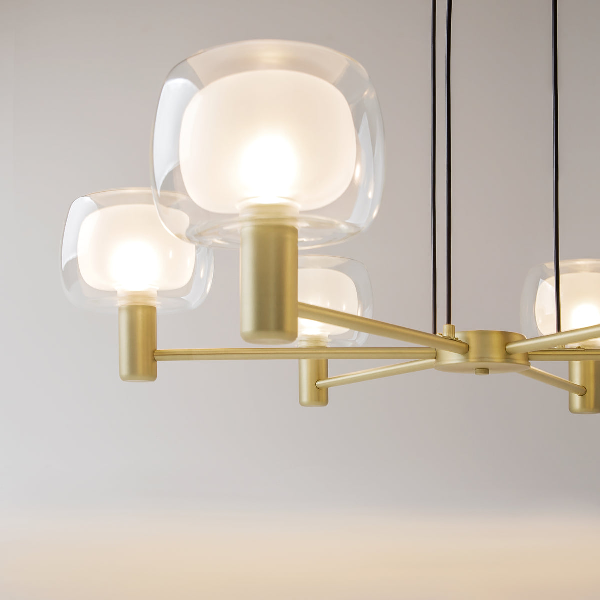 Lampa wisząca Maytoni Vision IP20 6xE14 MOD411PL-06G | Złoto