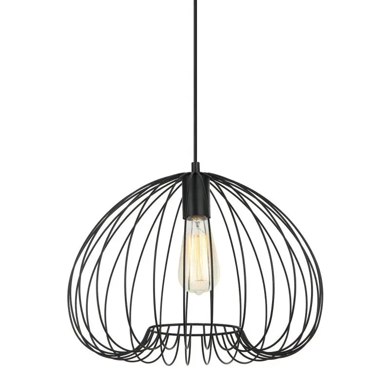 Lampa wisząca Meddi śr. 38cm E27 | czarny