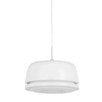 Lampa wisząca Miranda śr. 20cm 25,2W LED barwa ciepła 3000K | biały