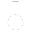 Lampa wisząca Mirror L biała IP44 LED CCT