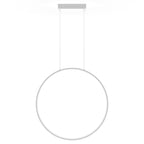 Lampa wisząca Mirror L biała IP44 LED CCT