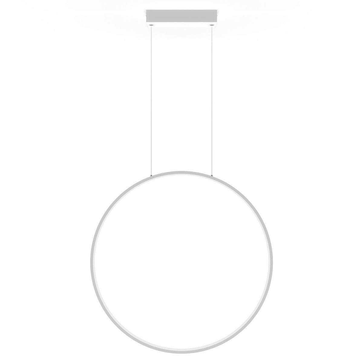 Lampa wisząca Mirror L biała IP44 LED CCT
