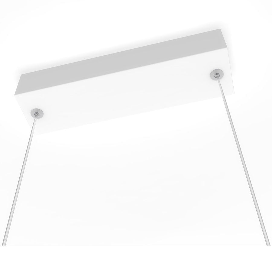 Lampa wisząca Mirror L biała IP44 LED CCT