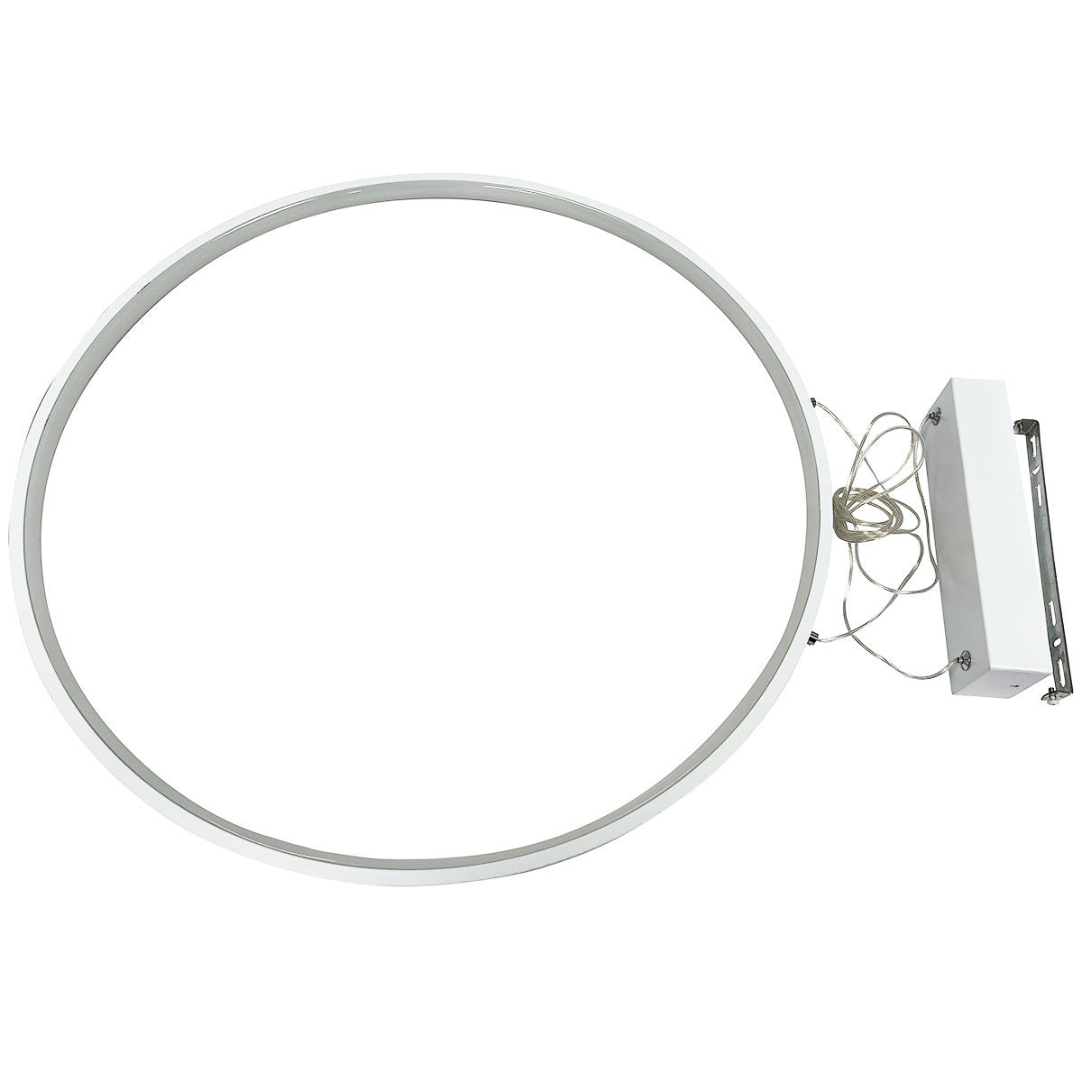 Lampa wisząca Mirror L biała IP44 LED CCT