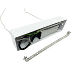 Lampa wisząca Mirror L biała IP44 LED CCT