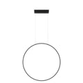 Lampa wisząca Mirror czarna LED CCT